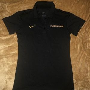 FSU Stripe Golf Shirt